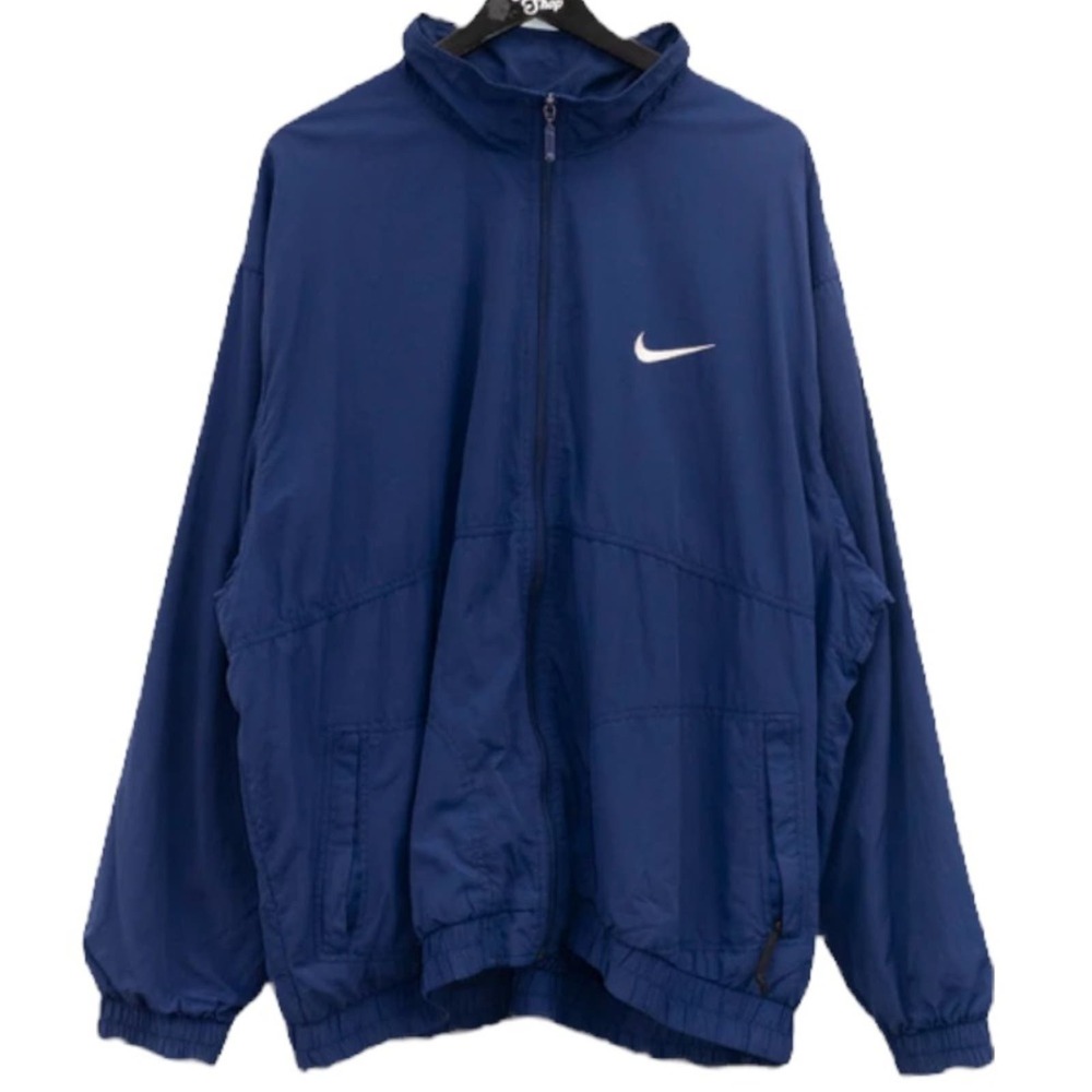 Vintage NIKE USA Olympic Track & Field Swoosh Lined Windbreaker Medium - Picture 2 of 15